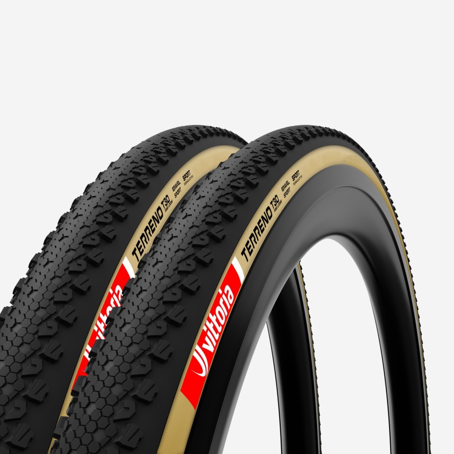 Opona rowerowa gravelowa Vittoria Terreno T30 700x38 tanwall miękkie stopki x2