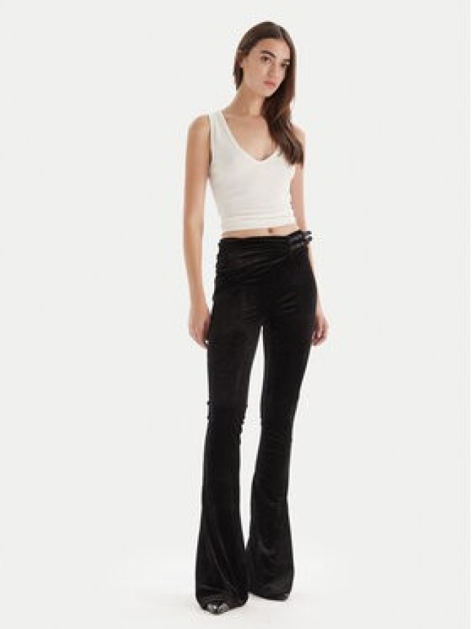 Versace Jeans Couture Legginsy 79HAC322 J0237 Czarny Slim Fit