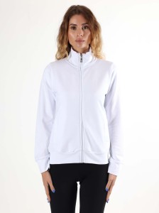 Bluzy damskie Leone Basic z kołnierzykiem zapinanym na zamek