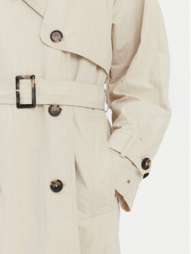 Tommy Hilfiger Trencz WW0WW45632 Beżowy Oversize
