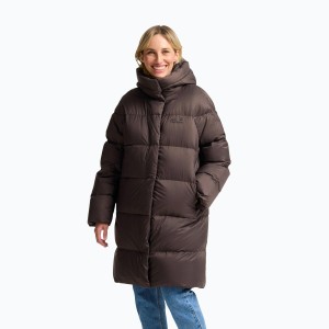 Płaszcz puchowy damski Jack Wolfskin Icy Hill Coat Rds