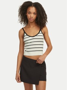 JJXX Top Esther 12255237 Écru Slim Fit