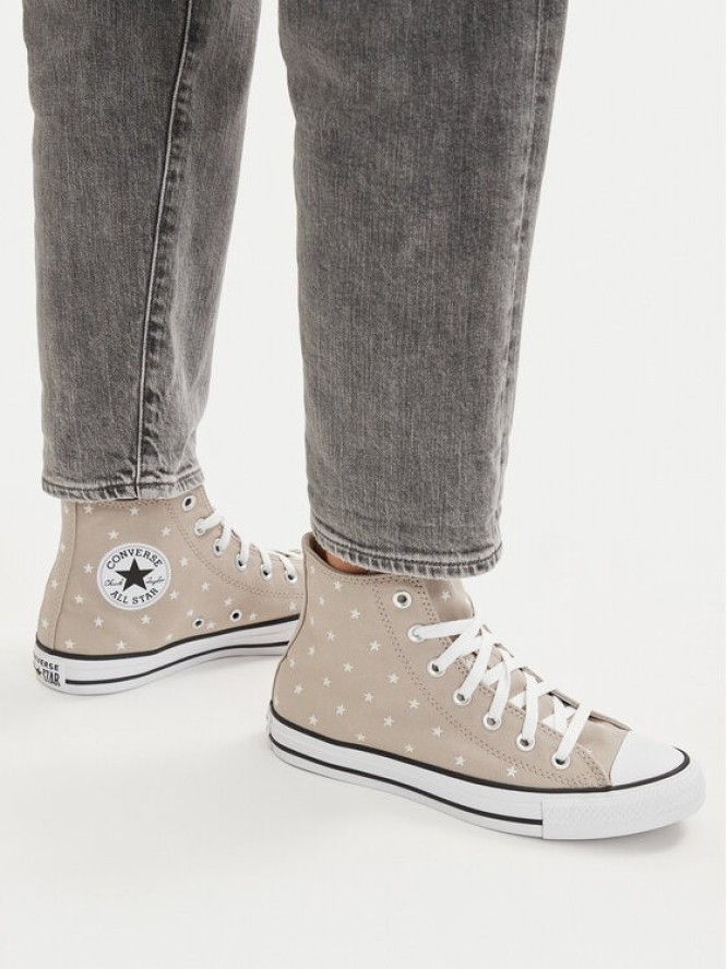 Converse Trampki Chuck Taylor All Star Embroidered Stars A16046C Beżowy