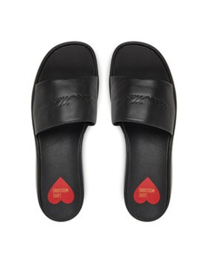 LOVE MOSCHINO Klapki JA28177I0MIA0000 Czarny