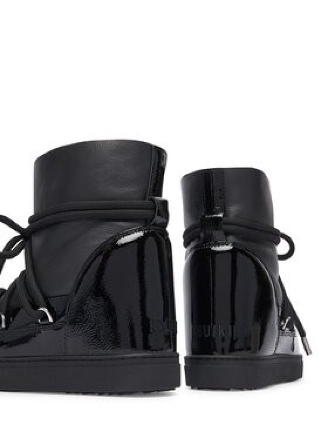 Inuikii Śniegowce Gloss Wedge 1001.004.0052.000 Czarny