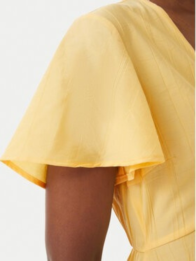 Vero Moda Sukienka codzienna Vira 10340739 Żółty Regular Fit