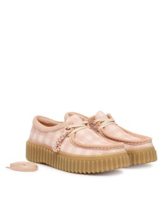Clarks Półbuty Torhill Bee 26186298 Różowy
