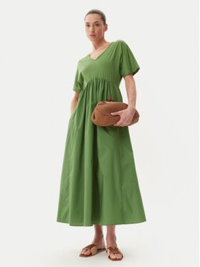 Weekend Max Mara Sukienka codzienna Brozno 2515621082 Zielony Relaxed Fit