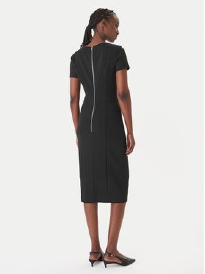 HUGO Sukienka koktajlowa Kalamara-3 50533641 Czarny Slim Fit