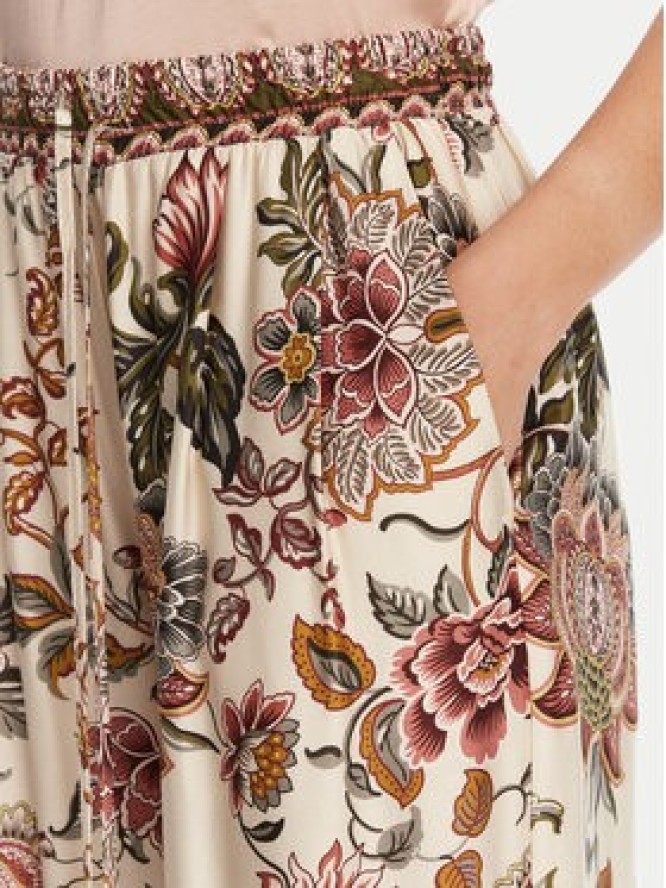 ViCOLO Spodnie palazzo TD0829 Beżowy Wide Leg