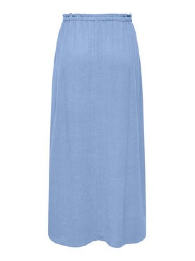ONLY Spódnica midi Solvi 15338678 Błękitny Regular Fit