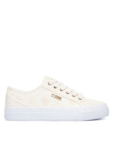 Guess Sneakersy FLTJ10 FAL12 Kremowy
