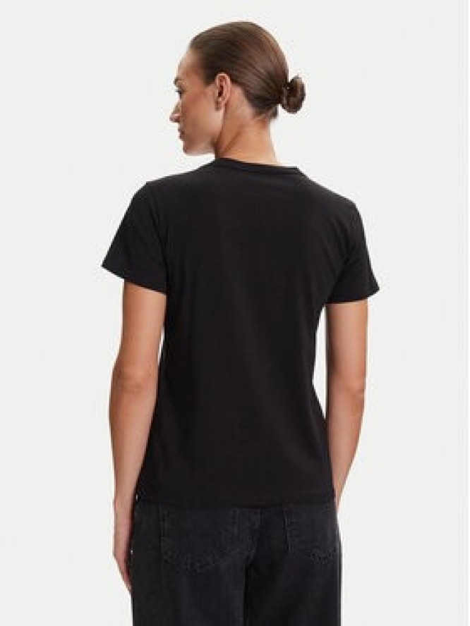 Liu Jo Sport T-Shirt TF5162 JS923 Czarny Regular Fit