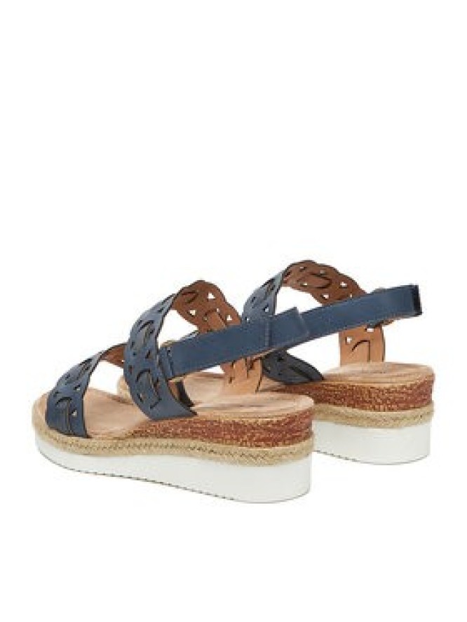 Clara Barson Espadryle WS2189-52 Granatowy