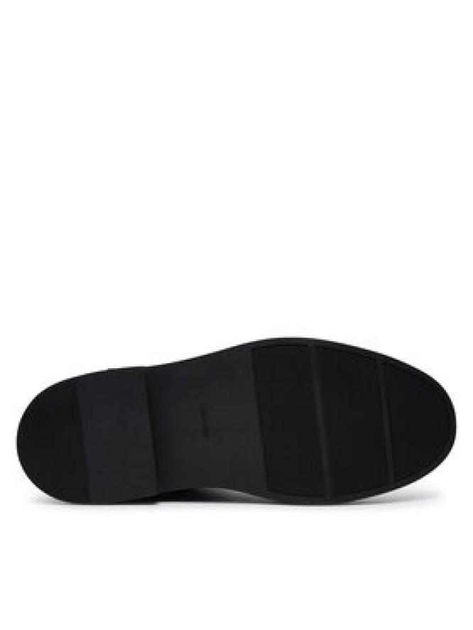 Calvin Klein Botki Conc Welt Mid Biker Boot Lth HW0HW03212 Czarny