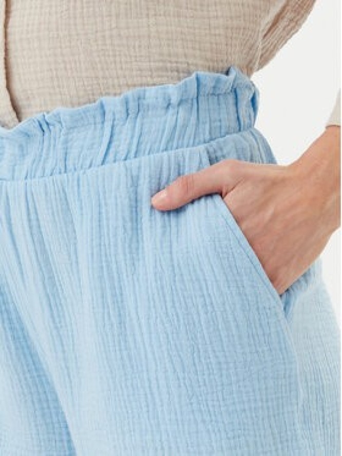 Vero Moda Szorty materiałowe Natali 10279687 Niebieski Baggy Fit