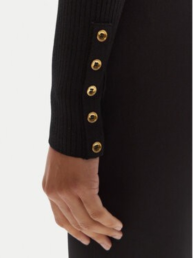 Elisabetta Franchi Golf MK-11B-56E2-V290 Czarny Slim Fit