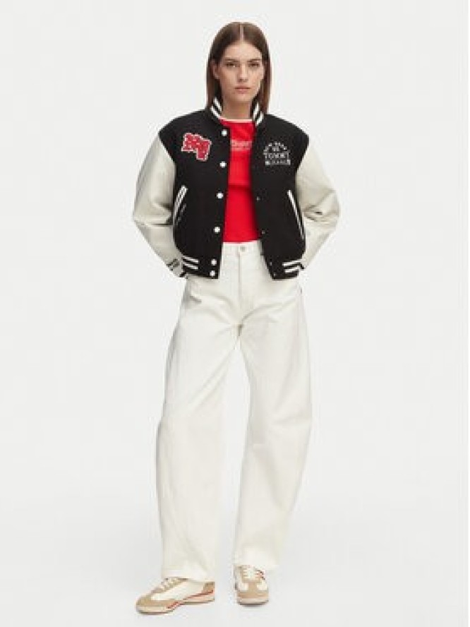 Tommy Jeans Jeansy DW0DW22662 Biały Barrel Fit