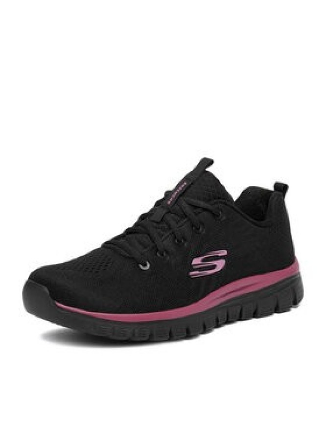 Skechers Sneakersy C-GRACEFUL 12615 BKMV Czarny