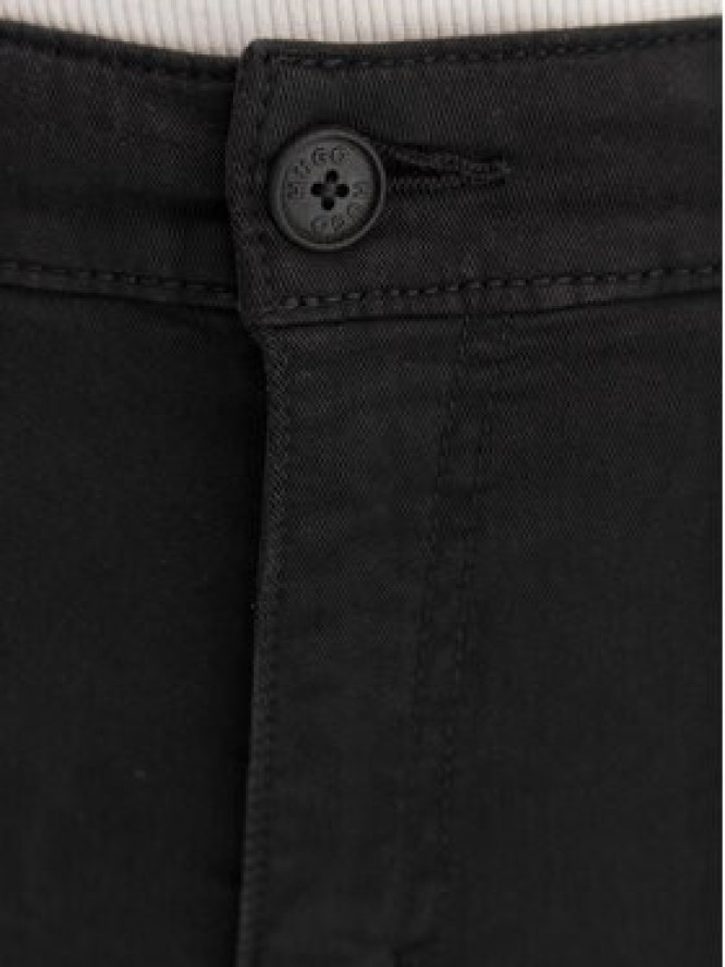 HUGO Spodnie materiałowe Hizama 50555763 Czarny Regular Fit