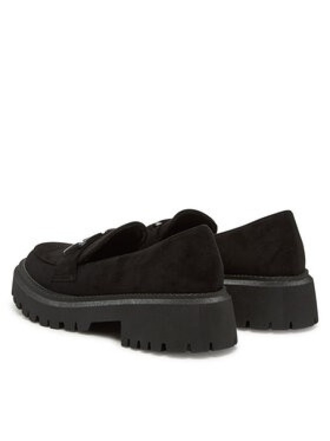 DeeZee Loafersy LE601-5 Czarny