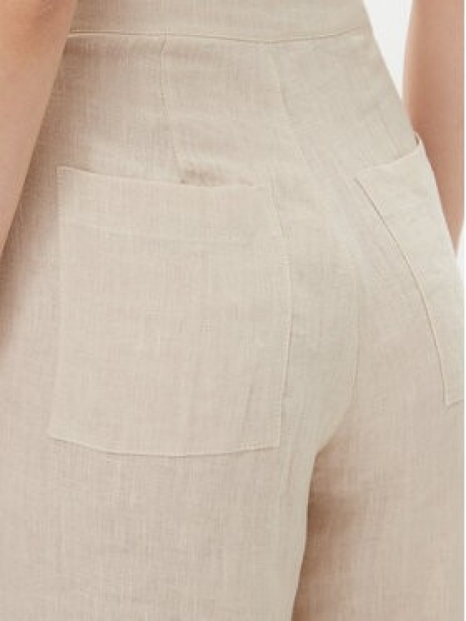 ICONA Spodnie materiałowe RP5LE005 Beżowy Relaxed Fit