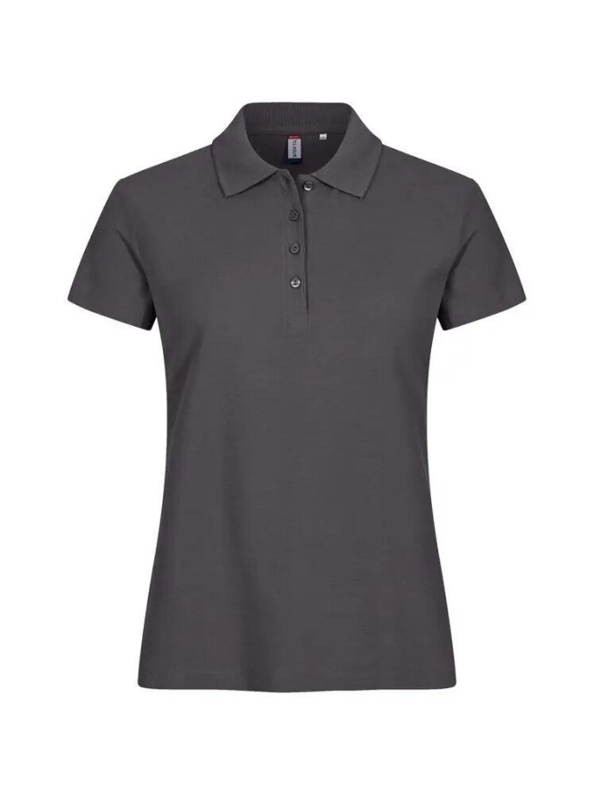 clique Basic Polo Women – Metal grey, 100% bawełna