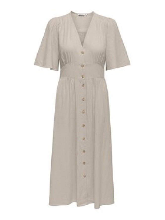 ONLY Sukienka codzienna Tizana 15373535 Beżowy Regular Fit