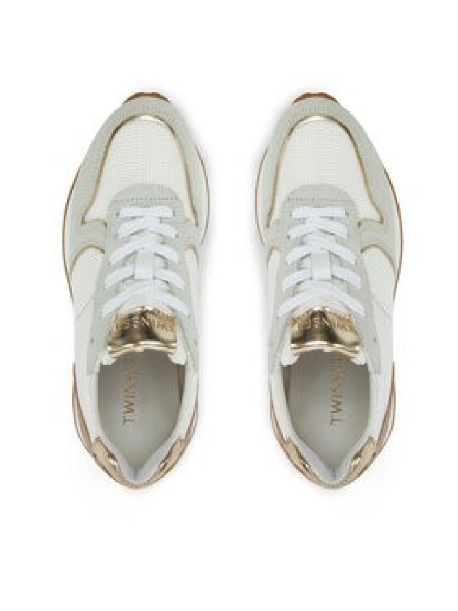 TWINSET Sneakersy 251GCJ014 S Biały