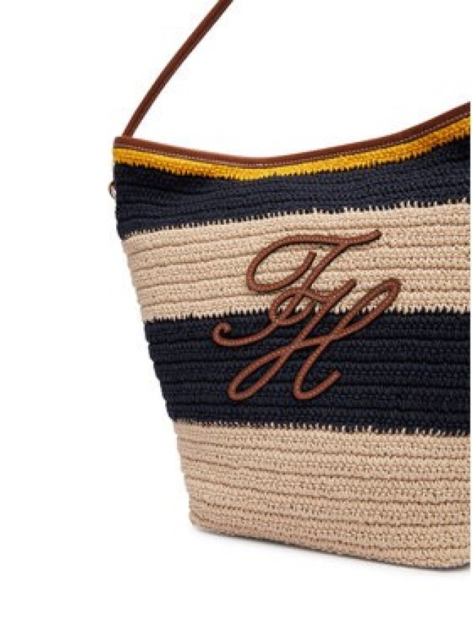 Tommy Hilfiger Torebka Th Nautical Bucket Crochet Str AW0AW18814 Kolorowy