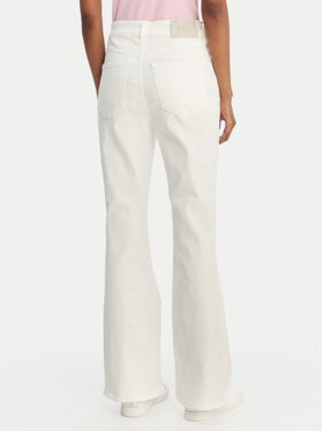 Calvin Klein Jeans Jeansy LV047F746G Biały Flare Fit