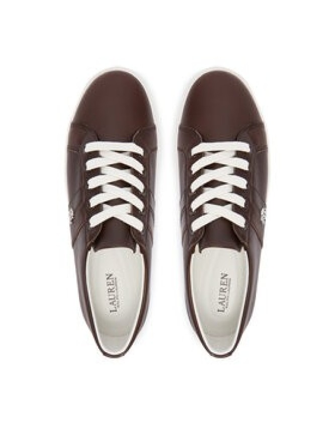 LAUREN RALPH LAUREN Sneakersy Janson II 802P02448001 Brązowy