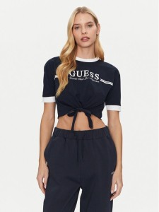 Guess T-Shirt V5GI05 I3Z14 Granatowy Regular Fit