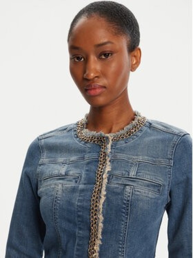 Liu Jo Kurtka jeansowa UXX039 D4128 Granatowy Regular Fit