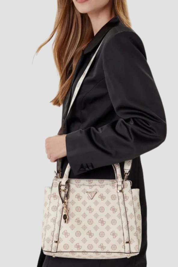 GUESS Biała klasyczna torebka damska Daryna