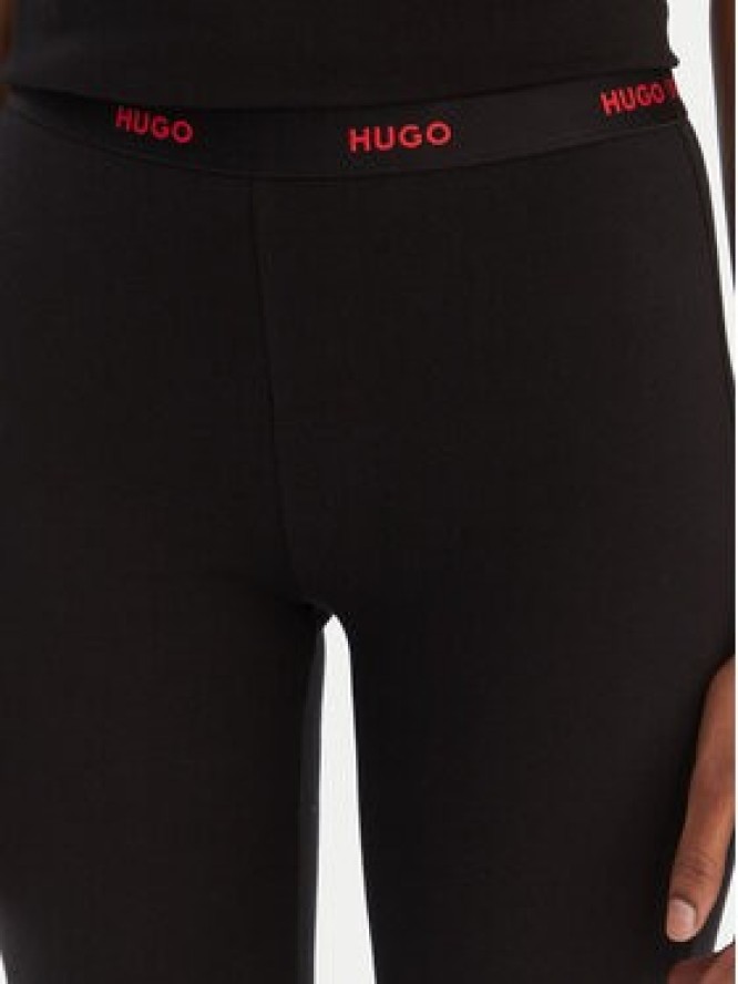 HUGO Legginsy 50556812 Czarny Slim Fit