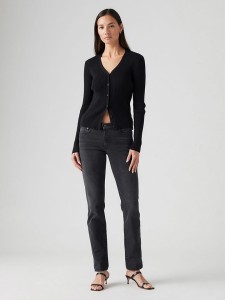 Levi's Dżinsy - Skinny fit - w kolorze czarnym rozmiar: W25/L30