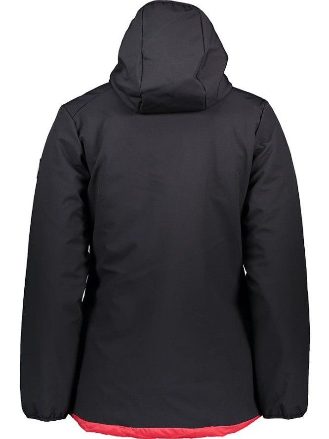 Peak Mountain Dwustronnna kurtka zimowa w kolorze czarno-czerwonym rozmiar: S