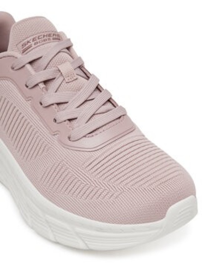 Skechers Sneakersy Bobs B Flex Hi-Flying Hi 117385/BLSH Różowy