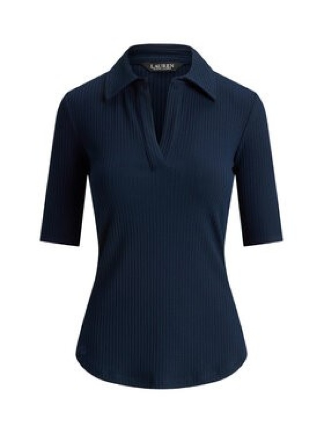 LAUREN RALPH LAUREN Polo 200P10120005 Granatowy Regular Fit