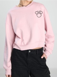 Bluza z długim rękawem Minnie Mouse - różowy