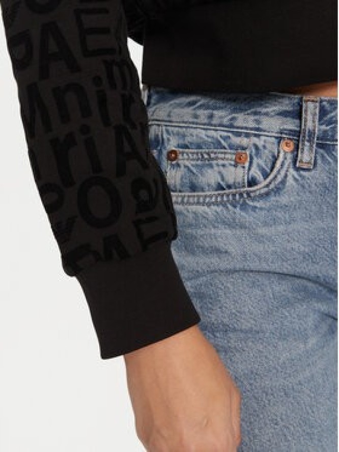 EA7 Emporio Armani Bluza 7W000002 AF10195 UC001 Czarny Relaxed Fit