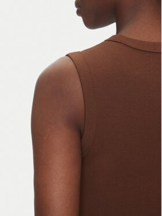 Calvin Klein Jeans Sukienka codzienna LV047C240G Brązowy Slim Fit