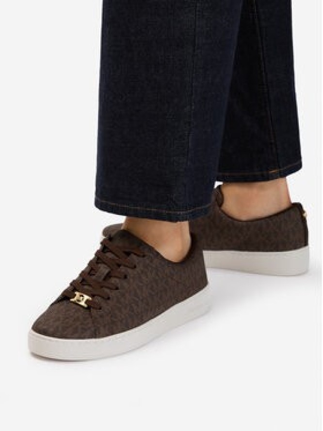 MICHAEL Michael Kors Sneakersy Keaton Lace Up 43R4KTFS1B Brązowy