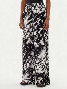 Calvin Klein Swimwear Spodnie palazzo KW0KW02823 Czarny Relaxed Fit