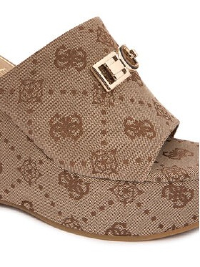 Guess Klapki FLJEVZ FAL04 Beżowy jasny