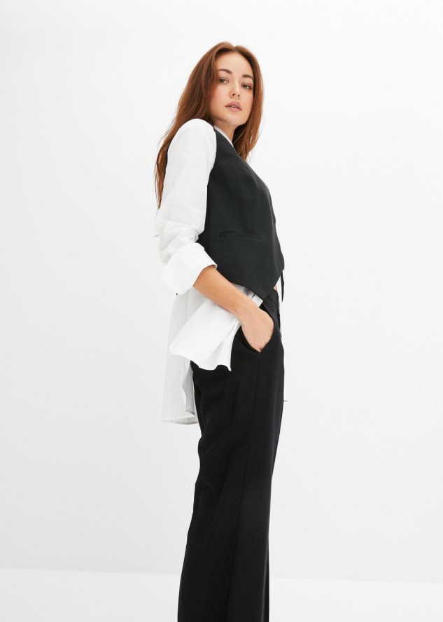 Lekkie spodnie Marlena z wiskozą