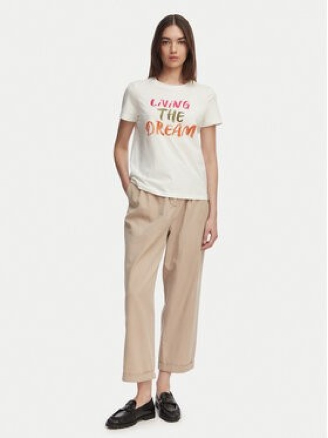Vero Moda T-Shirt Jida 10340948 Biały Regular Fit