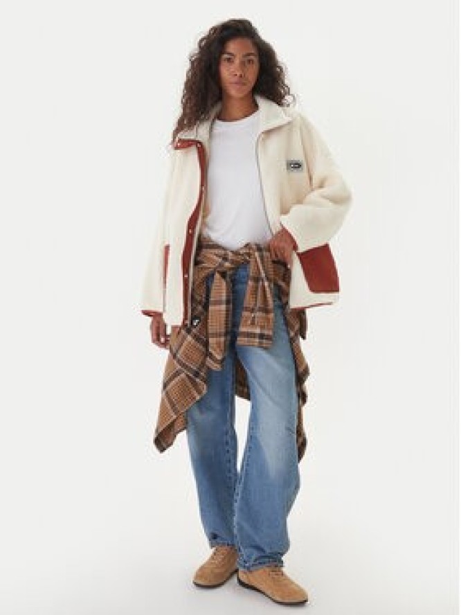 Quiksilver Kurtka przejściowa EQWPF03007 Biały Regular Fit