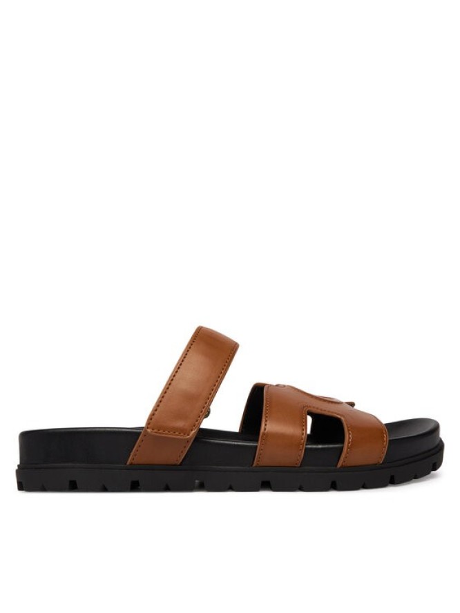 Guess Klapki FLJFAS ELE03 Brązowy jasny